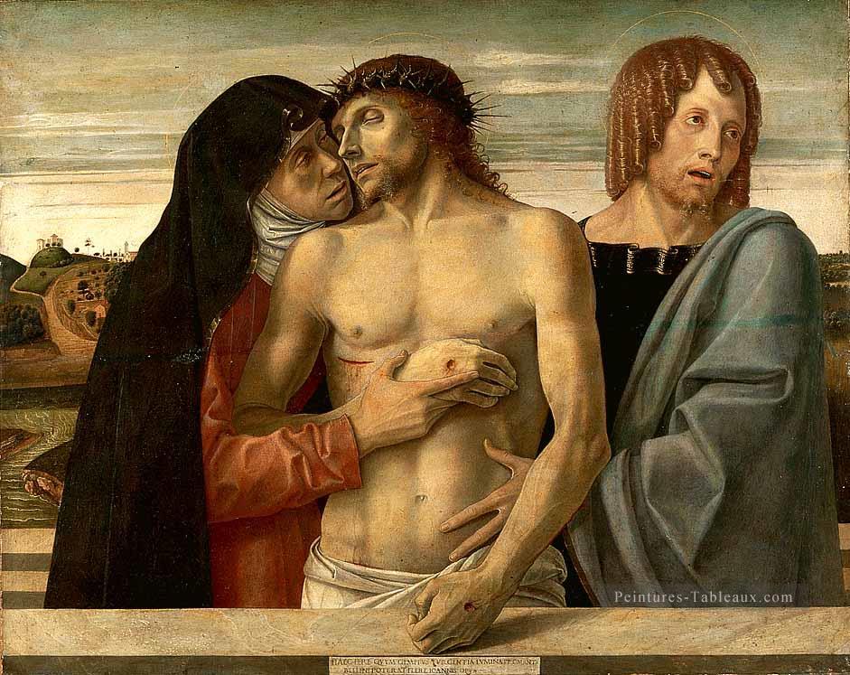 Pieta Renaissance Giovanni Bellini Peintures à l'huile
